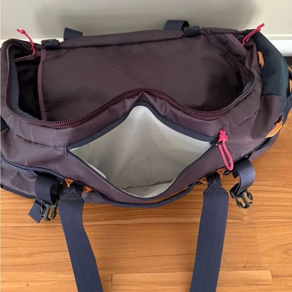 REI Purple and Navy Duffel Bag / Backpack - Picture 7 of 9